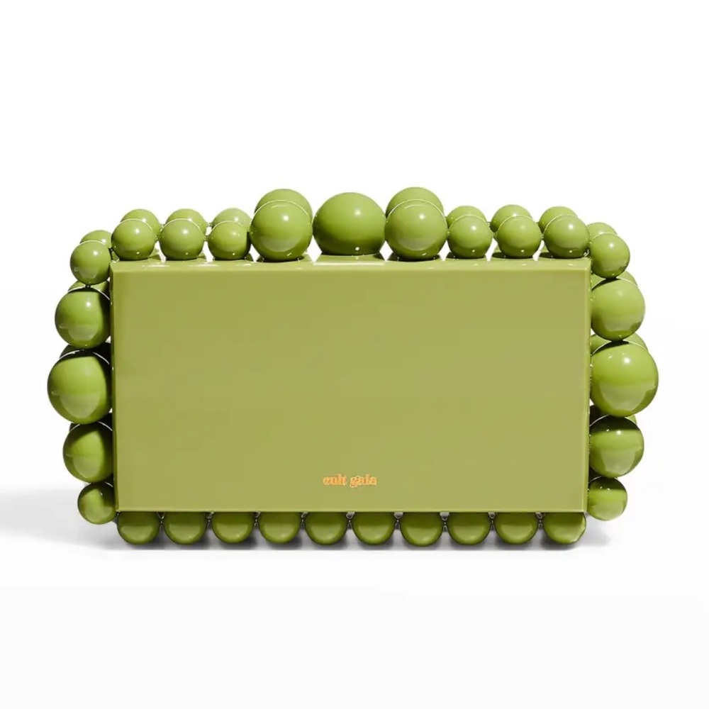 Cult Gaia EOS Clutch In Color Palm